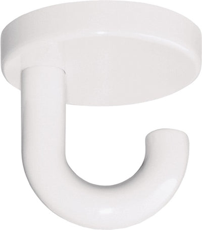 Einzelhaken 477.90.040 Unterkopfhaken Ausladung 40 mm Polyamid 99 reinweiß Höhe 40 mm Ø 40 mm HEWI