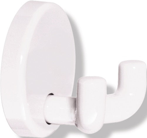 Doppelhaken 80190020 2 Haken Polyamid 99 reinweiß Ø 40 mm Ausladung 31 mm HEWI