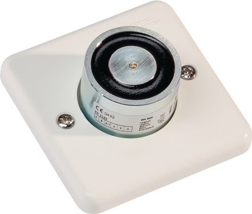 Elektromagnet 24 Volt AC/DC für Schließfolgeregeler weiß für Wandmontage mit gründplatte DORMAKABA