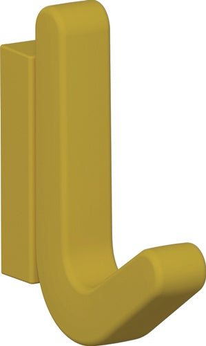 Einzelhaken Serie 477 matt elastisch Kunststoff (TPU) 18 senfgelb Höhe 68 mm HEWI