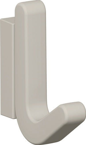 Einzelhaken Serie 477 matt elastisch Kunststoff (TPU) 97 lichtgrau Höhe 68 mm HEWI