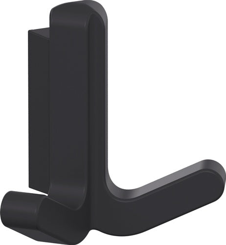 Doppelhaken Serie 477 matt elastisch Kunststoff (TPU) 92 anthrazitgrau Höhe 69 mm HEWI