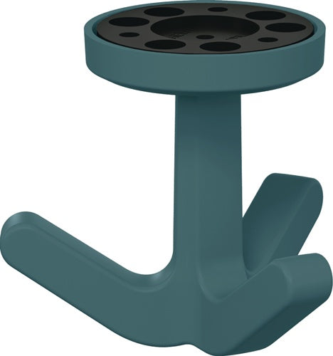 Dreifachhaken Serie 477 matt elastisch 55 aquablau Höhe 69 mm Ø 51 mm HEWI