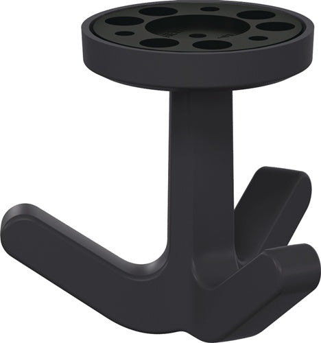 Dreifachhaken Serie 477 matt elastisch 92 anthrazitgrau Höhe 69 mm Ø 51 mm HEWI