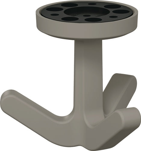 Dreifachhaken Serie 477 matt elastisch 95 felsgrau Höhe 69 mm Ø 51 mm HEWI