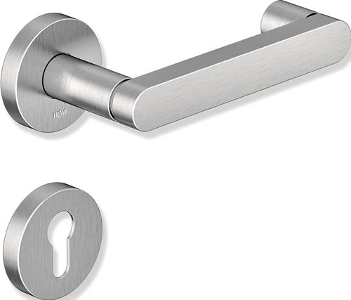 Rosettengarnitur 270XAH01230 Edelstahl U-Form BB DIN links / rechts D/D HEWI