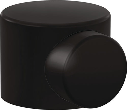 Bodentürpuffür 615B 90 Ø 52 mm Höhe 425 mm Kunststoff 90 tiefschwarz matt Dübelmontage HEWI