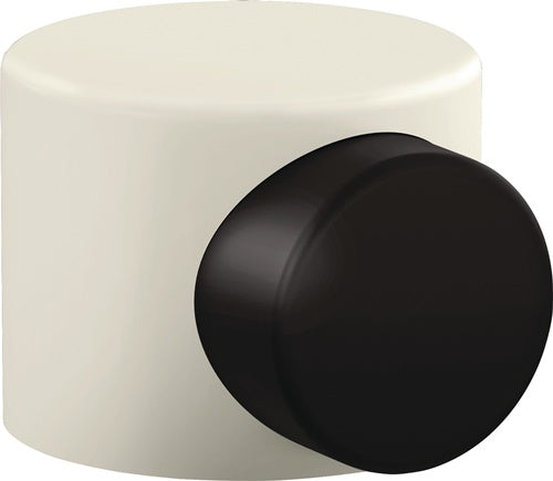 Bodentürpuffür 615B 99 Ø 52 mm Höhe 425 mm Kunststoff 99 reinweiß matt Dübelmontage HEWI