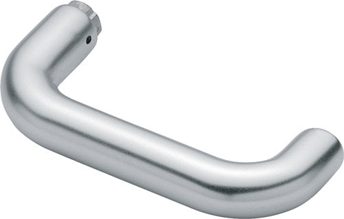 Türdrückerlochteil Paris 138 Aluminium F1 / naturfarbig Vierkant 8 mm DIN links / rechts HOPPE