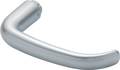 Türdrückerlochteil 1301 Aluminium F1 / naturfarbig Vierkant 8 mm DIN links / rechts HOPPE