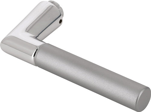 Türdrückerlochteil Lecce 1405 Aluminium F49/F9-2 stahlfarben matt Vierkant 8 mm DIN links / rechts HOPPE