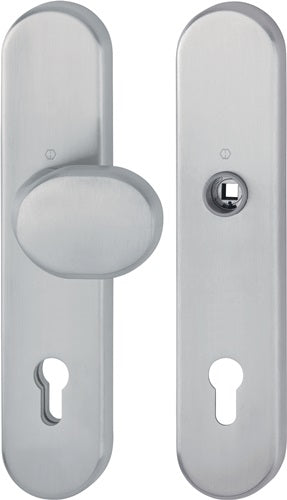 Schutzgarnitur E86G/3331/3310 Edelstahl F69 92 mm 67-77 mm HOPPE