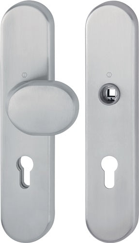 Schutzgarnitur E86G/3331/3310 Edelstahl F69 72 mm 37-47 mm HOPPE