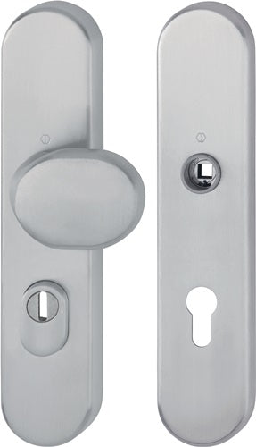 Schutzgarnitur E86G/3332ZA/3310 Edelstahl F69 72 mm 37-47 mm HOPPE