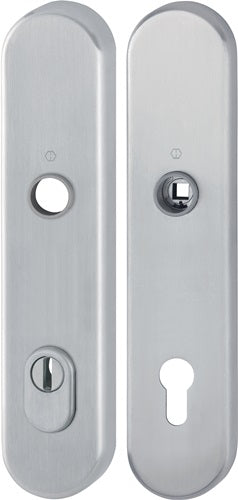 Langschildpaar E3332ZA/3310 matt F69 PZ 92 mm HOPPE