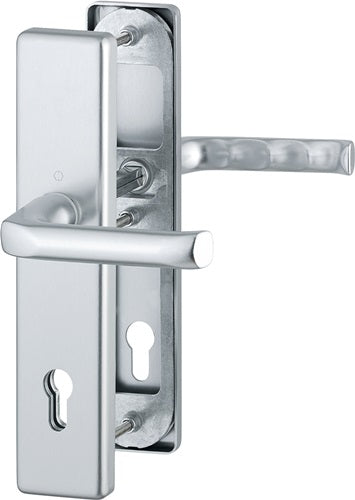 Schutzgarnitur London 113/2221/2410 Aluminium F1 92 mm 66-71 mm HOPPE