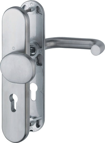 Schutzgarnitur Baden E86G/3331A/3440/1388Z Edelstahl F69 72 mm 37-47 mm HOPPE