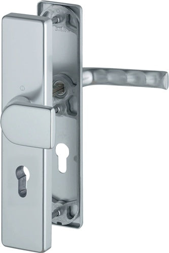 Schutzgarnitur London 78G/2222A/2440/113 Aluminium F1 92 mm 67-72 mm HOPPE