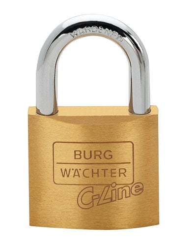 Zylindervorhangschloss 222 30 Schlosskörperbreite 30 mm Messing verschiedenschließend BURG-WÄCHTER