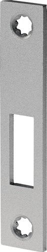 Schließblech S413 Stahl silber Breite 20 x Länge 105 mm käntig DIN links / rechts flach BKS