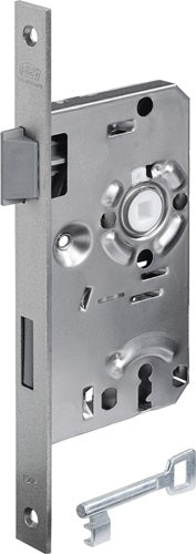 Zimmertür-Einsteckschloss 215 BB 20/ 55/72/8 mm DIN links silber käntig Klasse 1 Kunststoff BKS