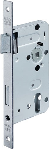 Zimmertür-Einsteckschloss 415 PZW 20/ 55/72/8 mm DIN links silber käntig Klasse 2 Zinkdruckgruss BKS