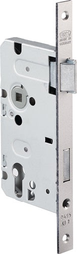 Zimmertür-Einsteckschloss 415 PZW 20/ 55/72/8 mm DIN rechts silber käntig Klasse 2 Zinkdruckgruss BKS