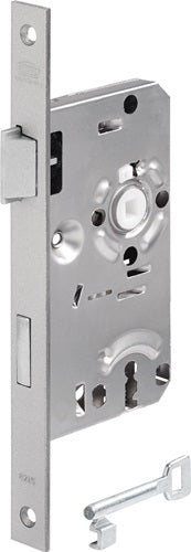 Zimmertür-Einsteckschloss 215 BB 20/ 55/72/8 mm DIN links silber käntig Klasse 1 Zinkdruckgruss BKS