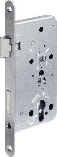 Behörden-Einsteckschloss 615 PZW 24/55/72/8 mm DIN links Edelstahl abgerundet Klasse 5 BKS