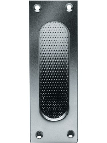 Schiebetürmuschel 42 4211 Aluminium F1 / naturfarbig käntig blind Länge 120 mm Breite 40 mm FSB