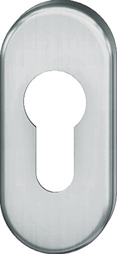 Schlüsselrosette 17 1757 Aluminium 0105 PZ oval FSB - VPE: 2