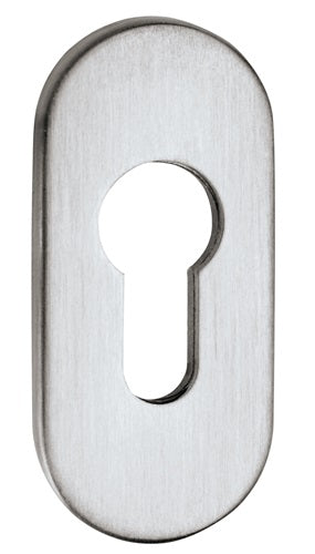 Schlüsselrosette 0811/9003 Aluminium F1 Schildstärke 9 mm PZ oval EDI