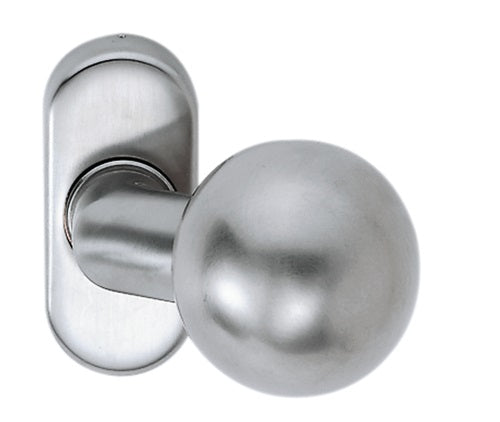 Profiltür-Knopf 2033/4020 Material Aluminium F1 fest EDI