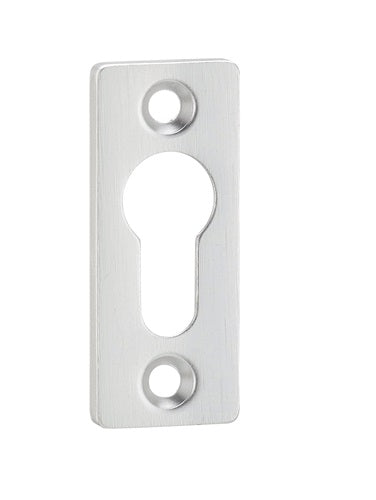 Schlüsselrosette 3319/0003 Aluminium F1 Schildstärke 8 mm PZ käntig EDI