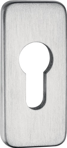 Schlüsselrosette 0812/9003 Aluminium F1 Schildstärke 9 mm PZ käntig EDI