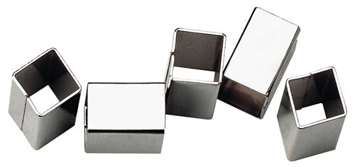 Ausgleichshülse Metall f Vierkantstift von 8 auf 10 mm Länge 30 mm INTERSTEEL – VPE: 100