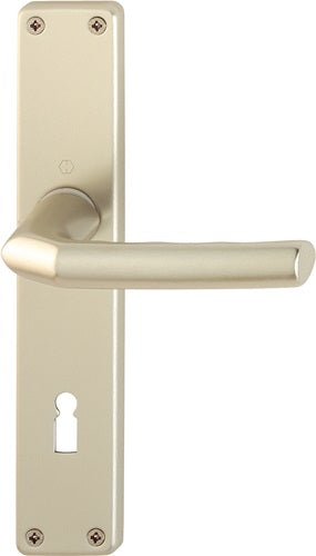 Langschildgarnitur Birmingham 1117/202SP Aluminium F2 OB 72 mm DIN links / rechts HOPPE