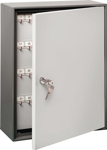 Schlüsselschrank 6700/108 R H380xB285xT105mm 2-türig mit Zylinderschloss Anzahl Haken 108 BURG-WÄCHTER