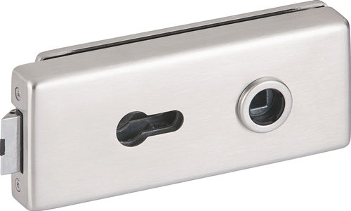 Glastürschloss 6083 PZ - Genova Edelstahl matt PZ DIN links / rechts HERMAT