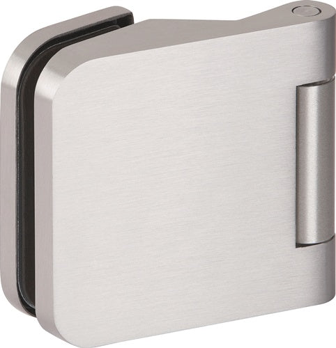 Glastürband 6325-20 Leichtmetall Edelstahlfarbig abgerundet für 3-teillig HERMAT