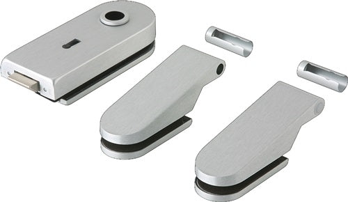 Glastürbeschlag STUDIO Rondo Leichtmetall niro eloxiert BB DIN links/rechts DORMA-GLAS