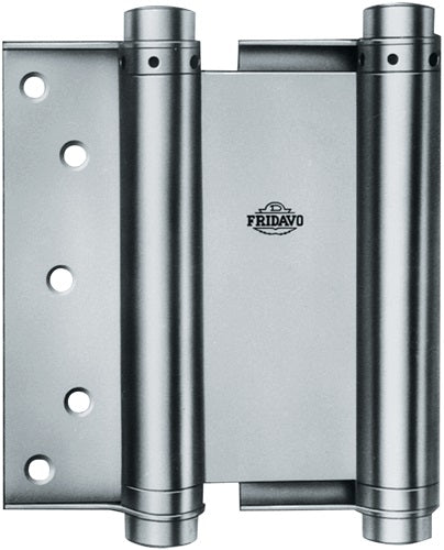 Spiralfederpendeltürband Modell M Stahl vernickelt Größe 30 100 mm doppelt wirkend FRIDAVO