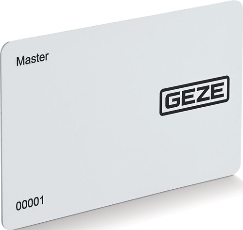 Zutrittskontrollsystem GCER 300 Systemkarte Master weiß Systemkarte Master RFID-Transponderkarte GEZE