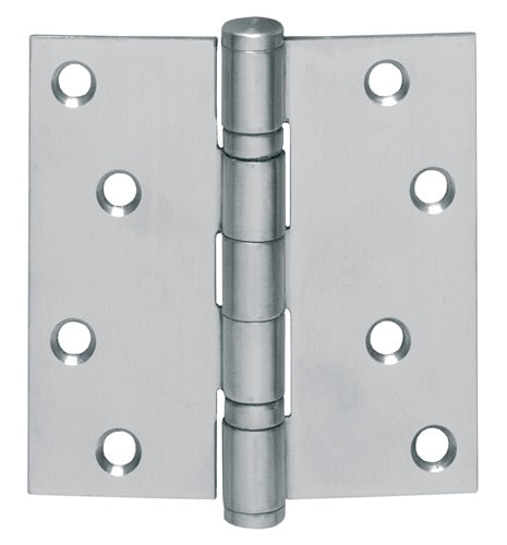 Kugellagertürscharnier Edelstahl käntig 76x76 mm DIN links / rechts matt ausziehbarer Stift INTERSTEEL