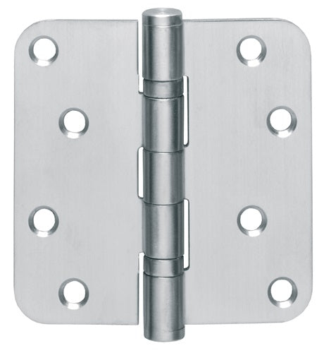 Kugellagertürscharnier Edelstahl abgerundet 76x76 mm DIN links / rechts matt ausziehbarer Stift INTERSTEEL