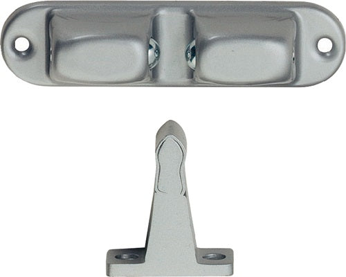 Türfeststeller 105502 Aluminium/Stahl silberfarbig lackiert Wandmontage KWS