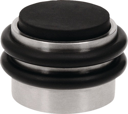 Bodentürpuffür 205331 Ø 42 mm Höhe 28 mm Aluminium silberfarbig eloxiert Dübelmontage KWS
