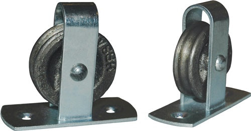 Stehrolle 496 Nut 8 mm Grauguss mit Längsplatte und gedrehter Nut HBS-BETZ