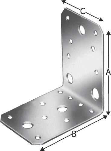 Winkelverbinder AB AB90 88 x 88x65mm Anzahl Löcher6/3 / 9/2 S25 mm ETA 06/0106 SIMPSON STRONG TIE – VPE: 100