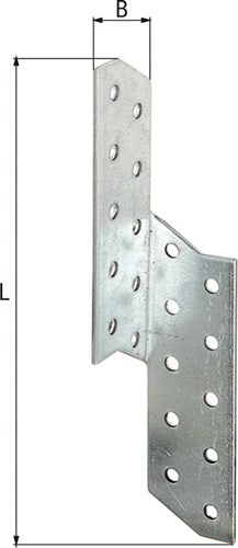 Sparrenpfettenanker ETA-08/0170 links / rechts x32x2mm GAH – VPE: 100